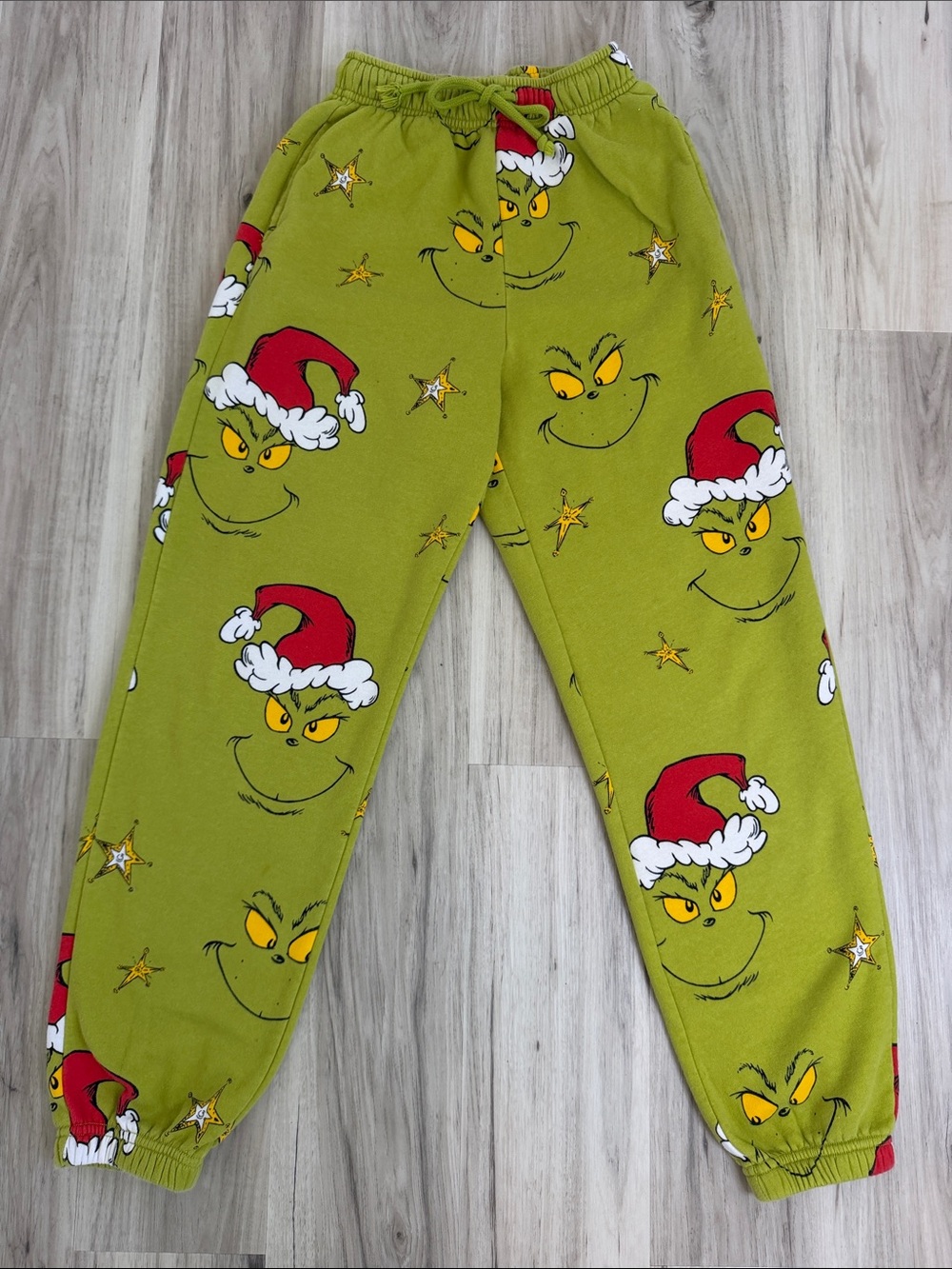 Women’s American Eagle Green Grinch Holiday Pajama Pants size XXS